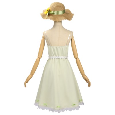Shunkashuutou Daikousha : Costume de cosplay de robe blanche Hazakura Ruri de printemps pour Halloween et carnaval