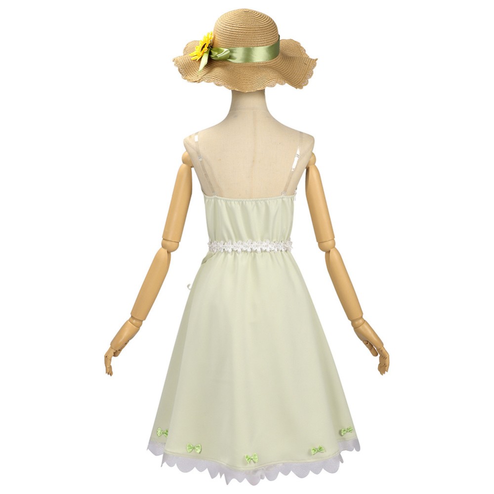 Shunkashuutou Daikousha : Costume de cosplay de robe blanche Hazakura Ruri de printemps pour Halloween et carnaval
