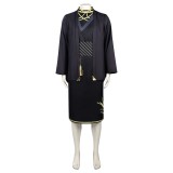 Shunkashuutou Daikousha: Haru no Mai Rosei Kantsubaki Black Cosplay Costume Halloween Carnival Outfit