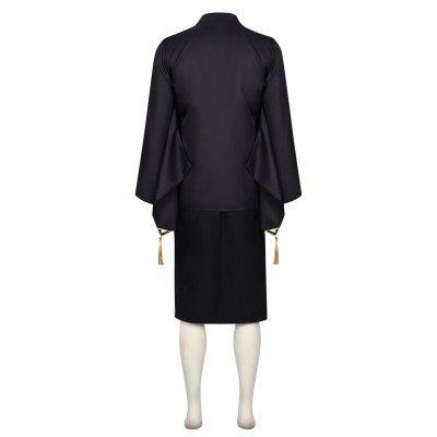 Shunkashuutou Daikousha: Haru no Mai Rosei Kantsubaki Black Cosplay Costume Halloween Carnival Outfit