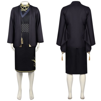 Shunkashuutou Daikousha: Haru no Mai Rosei Kantsubaki Black Cosplay Costume Halloween Carnival Outfit
