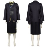 Shunkashuutou Daikousha: Haru no Mai Rosei Kantsubaki Black Cosplay Costume Halloween Carnival Outfit