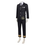 Shunkashuutou Daikousha: Haru no Mai Itecho Kangetsu Black Suit Cosplay Costume Halloween Carnival
