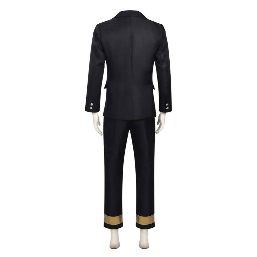 Shunkashuutou Daikousha: Haru no Mai Itecho Kangetsu Black Suit Cosplay Costume Halloween Carnival