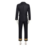 Shunkashuutou Daikousha: Haru no Mai Itecho Kangetsu Black Suit Cosplay Costume Halloween Carnival