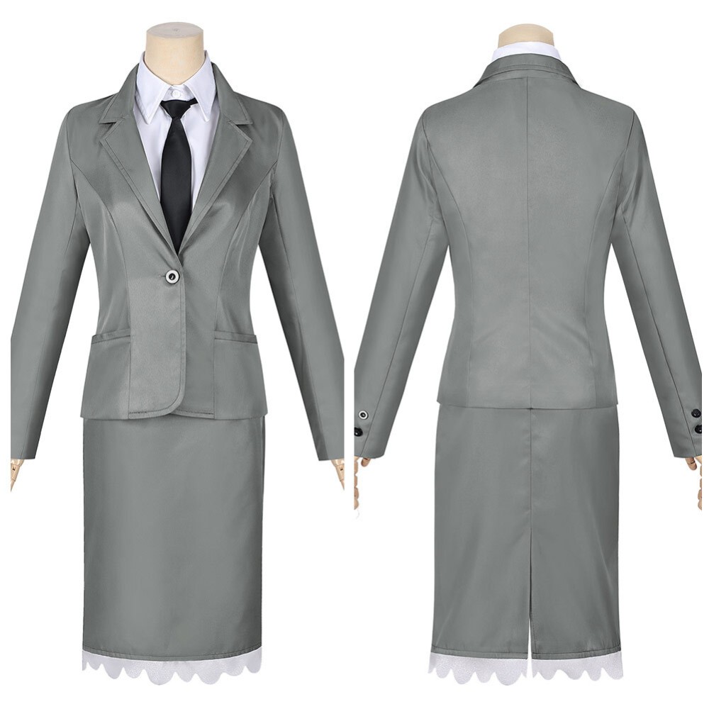 Shunkashuutou Daikousha: Haru no Mai Hinagiku Kayou Women Gray Cosplay Costume Halloween Carnival