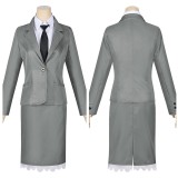 Shunkashuutou Daikousha: Haru no Mai Hinagiku Kayou Women Gray Cosplay Costume Halloween Carnival