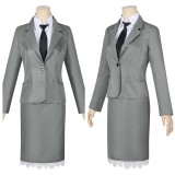 Shunkashuutou Daikousha: Haru no Mai Hinagiku Kayou Women Gray Cosplay Costume Halloween Carnival