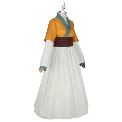 Shisui Women Yellow Maid Dress Hanfu Party Cosplay Costume Halloween Carnival Outfit