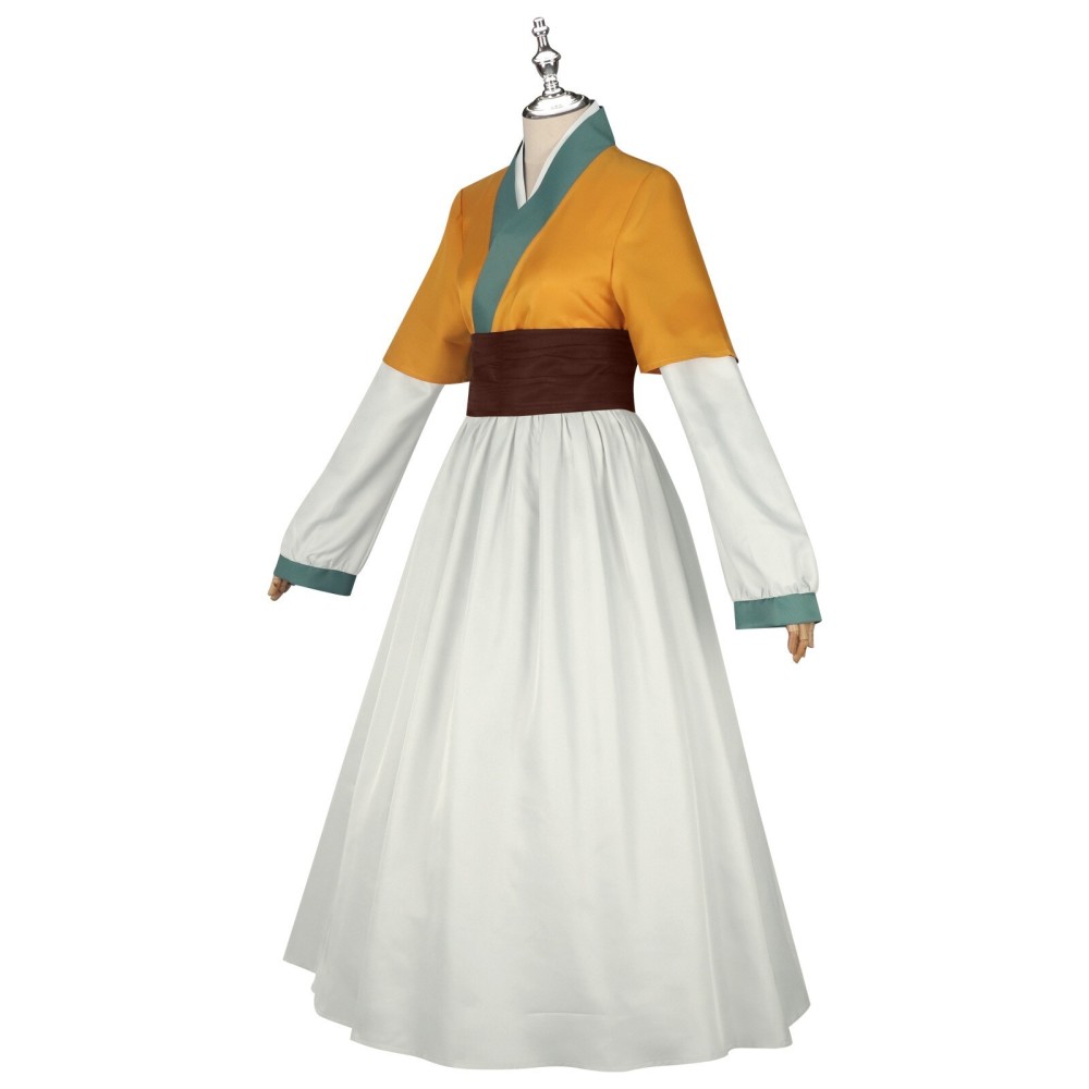 Shisui Women Yellow Maid Dress Hanfu Party Cosplay Costume Halloween Carnival Outfit