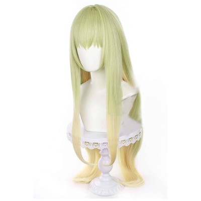 Shiro Seijo to Kuro Bokushi Cecilia Wig Synthetic Hair Wig Custome Accessories Cosplay Costume Halloween Carnival
