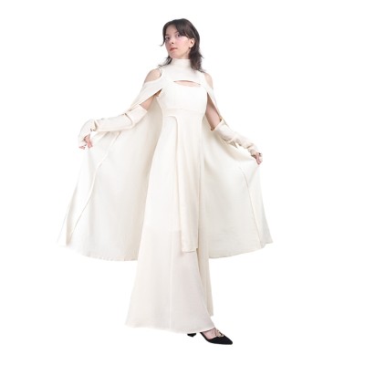 Sheltay Retrac Women White Dress Party Cosplay Costume Halloween Carnival