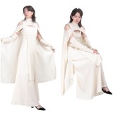 Sheltay Retrac Women White Dress Party Cosplay Costume Halloween Carnival