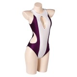 She-Hulk Jennifer Walte Femme Violet Maillot de Bain Une Pièce Costume Cosplay Halloween Carnaval Tenue
