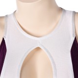 She-Hulk Jennifer Walte Femme Violet Maillot de Bain Une Pièce Costume Cosplay Halloween Carnaval Tenue