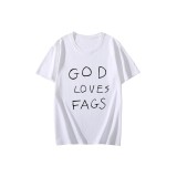 T-shirt imprimé Ian Gallagher sans vergogne Costume de cosplay Tenue de carnaval d'Halloween