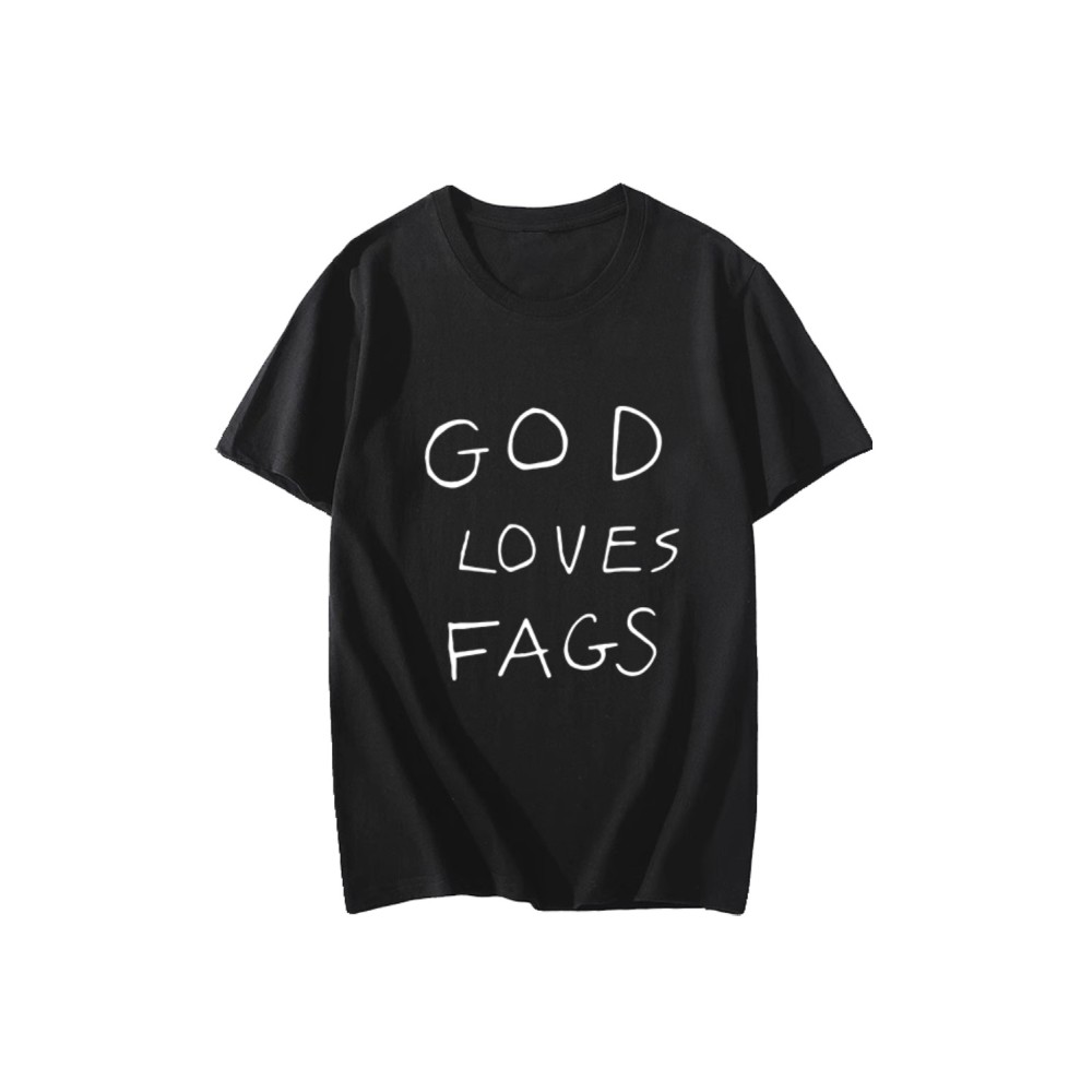 T-shirt imprimé Ian Gallagher sans vergogne Costume de cosplay Tenue de carnaval d'Halloween