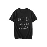 T-shirt imprimé Ian Gallagher sans vergogne Costume de cosplay Tenue de carnaval d'Halloween