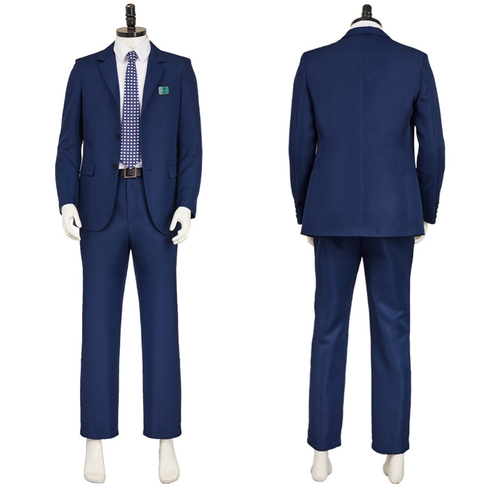 Severance Season 2 Mark Scout Blue Suit Cosplay Costume Halloween Carnival Outfit