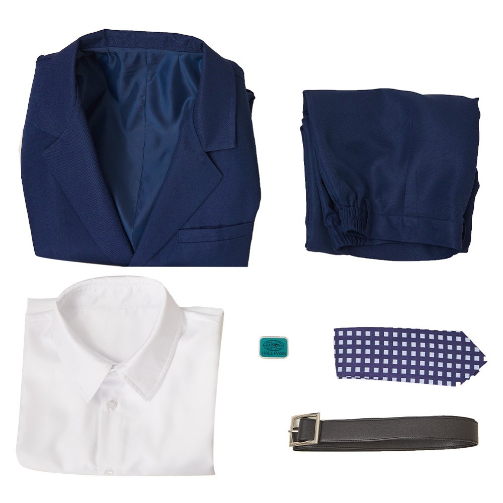 Severance Season 2 Mark Scout Blue Suit Cosplay Costume Halloween Carnival Outfit