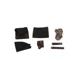 Senua's Saga: Hellblade II Ensemble Senua Marron Foncé Avec Cape Costume Cosplay Halloween Carnaval