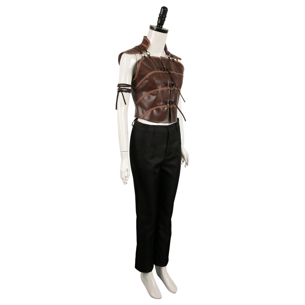 Senua's Saga: Hellblade II Costume de Cosplay Senua Brown pour Halloween et Carnaval