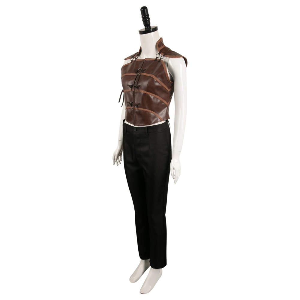 Senua's Saga: Hellblade II Costume de Cosplay Senua Brown pour Halloween et Carnaval