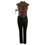 Senua's Saga: Hellblade II Costume de Cosplay Senua Brown pour Halloween et Carnaval