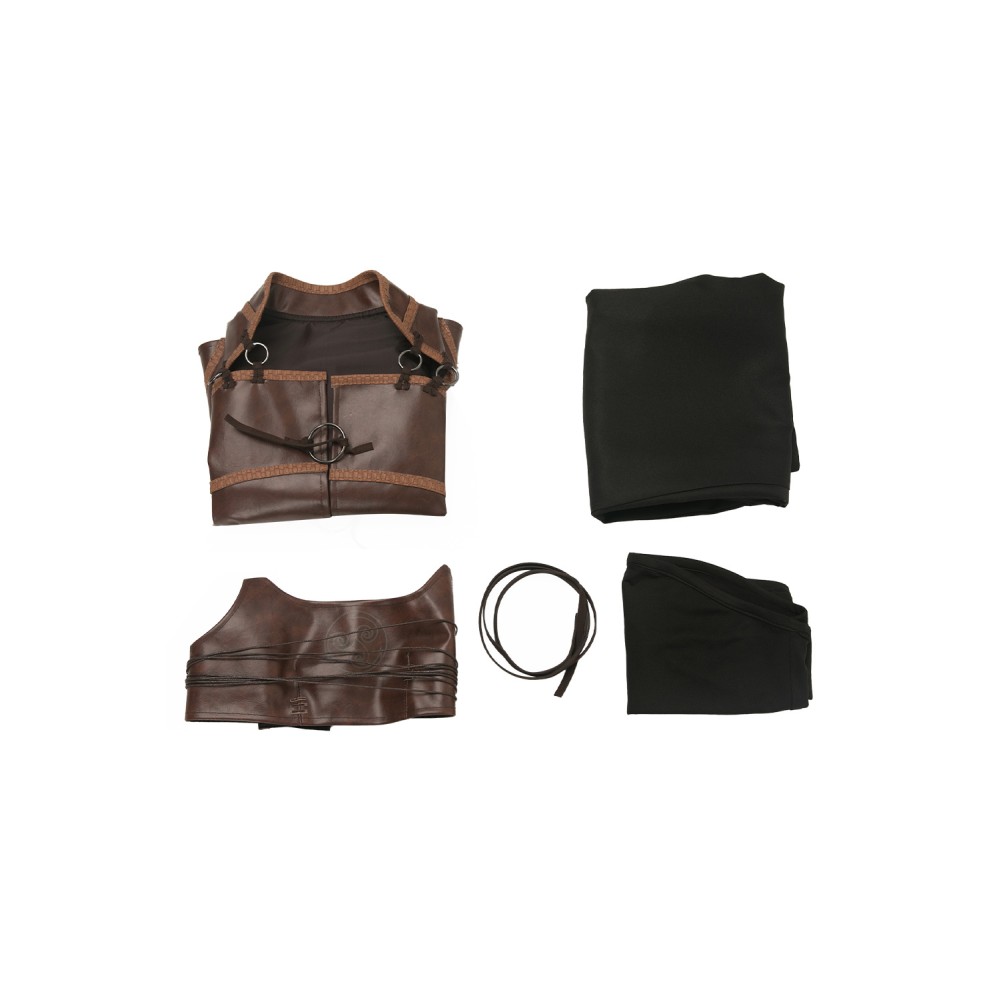 Senua's Saga: Hellblade II Costume de Cosplay Senua Brown pour Halloween et Carnaval