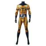 Sentry Men Yellow Jumpsuit Cosplay Costume Halloween Carnival Outfit
