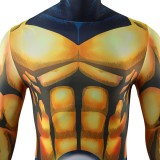 Sentry Men Yellow Jumpsuit Cosplay Costume Halloween Carnival Outfit