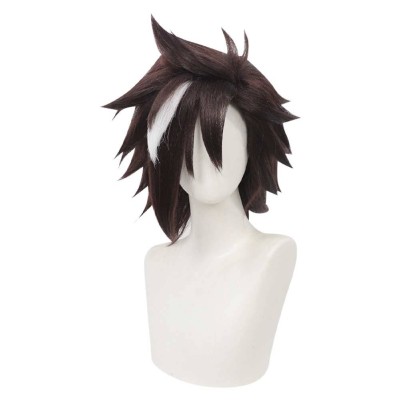 Sentenced to Be a Hero Xylo Forbartz Black Wig Resistant Synthetic Hair Accessorie Cosplay Costume Halloween Carnival