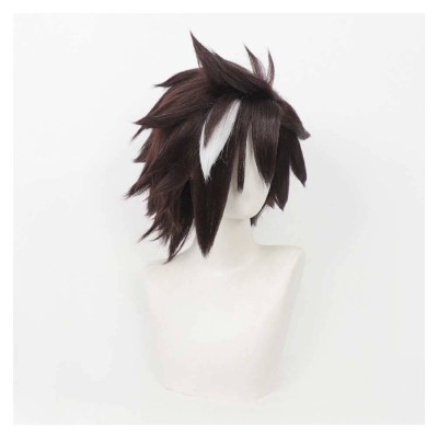 Sentenced to Be a Hero Xylo Forbartz Black Wig Resistant Synthetic Hair Accessorie Cosplay Costume Halloween Carnival