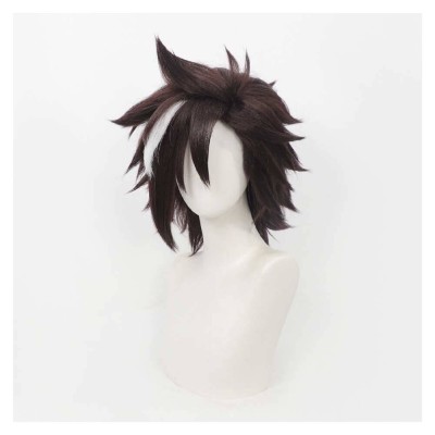 Sentenced to Be a Hero Xylo Forbartz Black Wig Resistant Synthetic Hair Accessorie Cosplay Costume Halloween Carnival