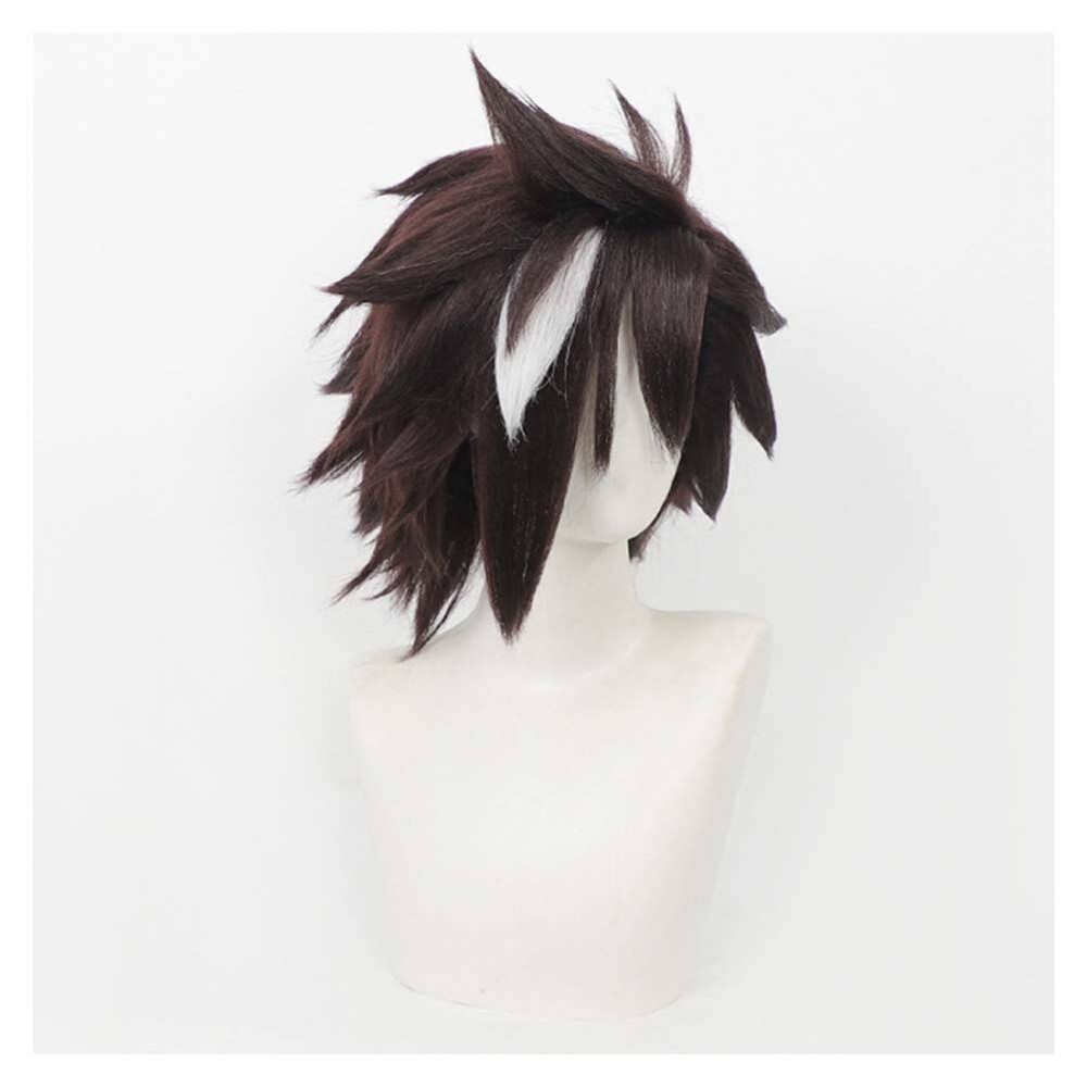 Sentenced to Be a Hero Xylo Forbartz Black Wig Resistant Synthetic Hair Accessorie Cosplay Costume Halloween Carnival