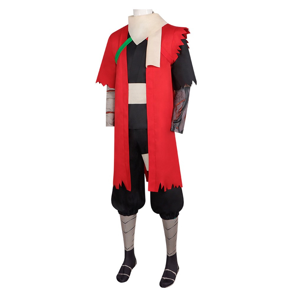 Sekiro: No Defeat Sekiro Red Cosplay Costume Halloween Carnival Outfit