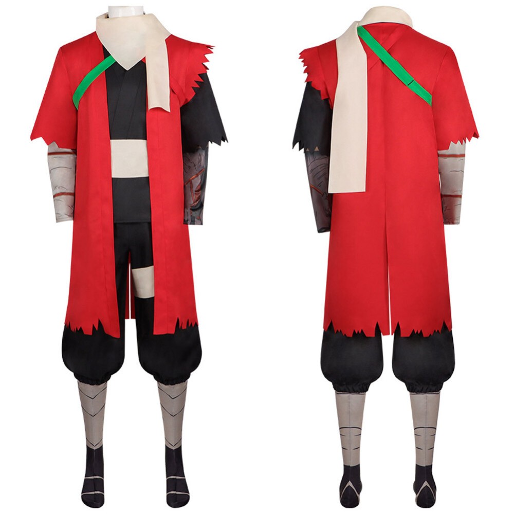 Sekiro: No Defeat Sekiro Red Cosplay Costume Halloween Carnival Outfit
