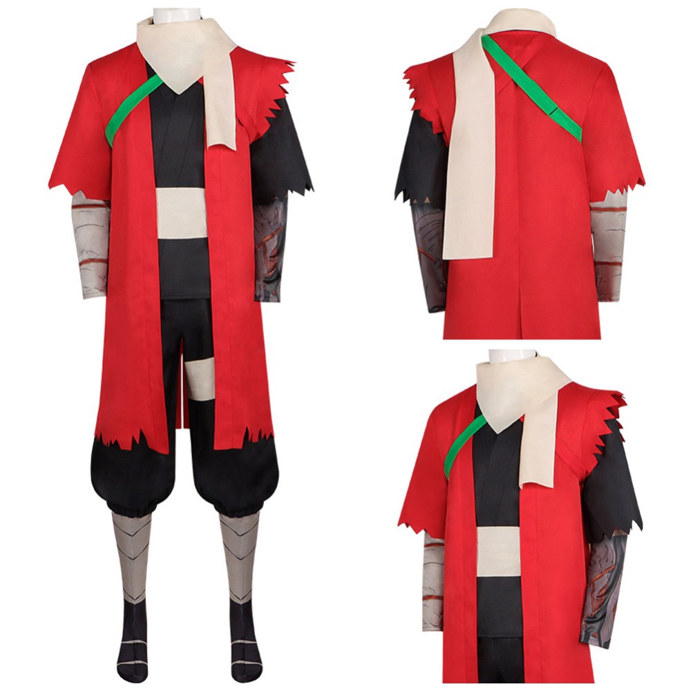 Sekiro: No Defeat Sekiro Red Cosplay Costume Halloween Carnival Outfit