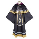 Secrets of The Silent Witch Monica Everett Black Robe Cloak Party Cosplay Costume Halloween Carnival