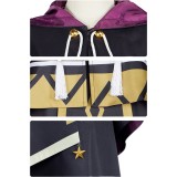 Secrets of The Silent Witch Monica Everett Black Robe Cloak Party Cosplay Costume Halloween Carnival
