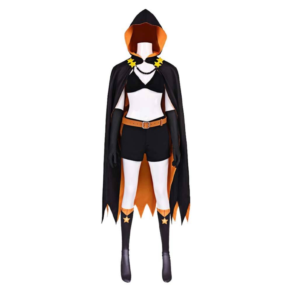 Costume de cosplay pour femmes Shaula noir de la saison 4, tenue de carnaval d'Halloween
