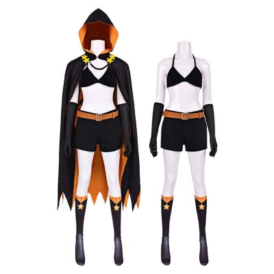 Costume de cosplay pour femmes Shaula noir de la saison 4, tenue de carnaval d'Halloween