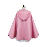 Season 4 Rem Women Pink with Cape Cosplay Costume Halloween Carnival Outfit