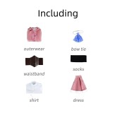 Season 4 Rem Women Pink with Cape Cosplay Costume Halloween Carnival Outfit