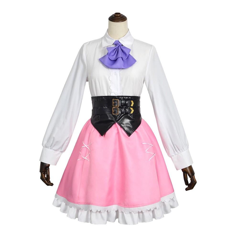 Season 4 Rem Pink Cosplay Costume Halloween Carnival Outfit