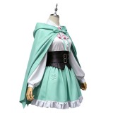 Costume de cosplay pour femmes Ram de la saison 4, vert avec cape, tenue de carnaval d'Halloween