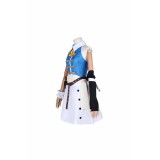 Lucy Heartfilia Women Blue Dress Wig Shoes Full Set Suit Cosplay Costume Halloween Carnival Outfit