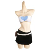 Saison 3 Lucy Heartfilia Ensemble de Haut et Pantalon Blue Love Costume Cosplay Tenue de Carnaval Halloween