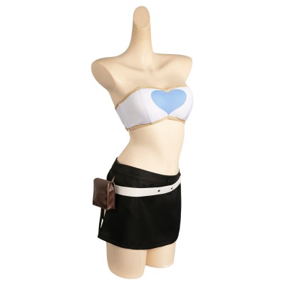 Saison 3 Lucy Heartfilia Ensemble de Haut et Pantalon Blue Love Costume Cosplay Tenue de Carnaval Halloween