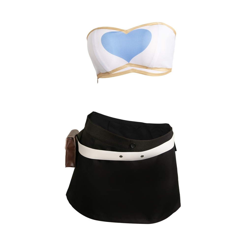 Saison 3 Lucy Heartfilia Ensemble de Haut et Pantalon Blue Love Costume Cosplay Tenue de Carnaval Halloween